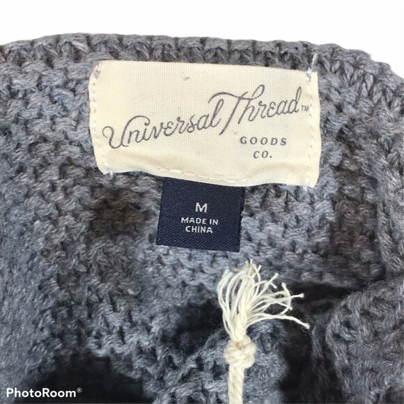 Universal Thread Womens Size Medium Sweater Turtle Neck Gray Purple New - Picture 3 of 12